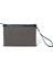 Stitched Vizon Siyah Kanvas Kadın Clutch Çanta 2