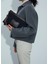 Stitched Lacivert Denim Kahverengi Clutch Kadın El Portföyü 3