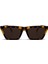 New Corey Asetat Kahve Unisex Güneş Gözlüğü 1