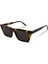 New Corey Asetat Kahve Unisex Güneş Gözlüğü 2
