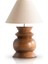 Chunky Lamp Ceviz Abajur 1
