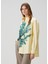 Relaxed Fit Sarı Baskılı Gömlek 1