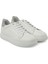 Erkek Sneaker ( Günlük) KA-C11744 John May Casual Beyaz Maçka-Taş Süet 1