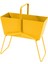 Basket Sarı Alüminyum Ayaklı Saksı 1