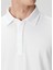 Beyaz Polo Yaka Sweatshirt 5
