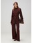 Bordo Ipek Pantolon 1