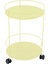 Guinguette Sarı Tekerlekli Bahçe Servis Sehpası 1