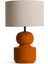 Capri Ahşap Turuncu Abajur 1
