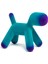 Puppy Turquoise Medium Köpek Heykeli 3