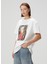 Beyaz Baskılı T-Shirt 1