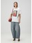 Beyaz Baskılı T-Shirt 2