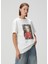Beyaz Baskılı T-Shirt 3