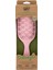Go Green Paddle Detangler Pembe Kalın Telli Saçlar Için Geniş Saç Fırçası 5