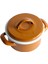 Kahverengi Emaye Mini Tencere 12 cm 2