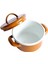Kahverengi Emaye Mini Tencere 12 cm 3