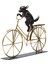 Dog With Bicycle Dekoratif Obje 44 cm 2