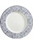 Basket Weave Mavi Desenli Çini Tabak 24,5 cm 1