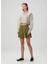 Bej Logolu Crop Sweatshirt 2