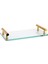 Cam Altın Rengi Banyo Tepsisi 54X170X330 mm 1