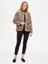 Leopar Desen Kapitone Ceket 69208 1