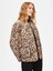 Leopar Desen Kapitone Ceket 69208 2
