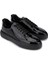 Erkek Hakiki Deri Siyah Rugan Sneakers & Spor Ayakkabı 2