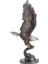 Dal Üstünde Havalanan Kartal Bronz Metal Ithal Dekoratif Obje 1