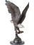 Dal Üstünde Havalanan Kartal Bronz Metal Ithal Dekoratif Obje 3