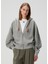 Flamenco Relaxed Fit Gri Kapüşonlu Sweatshirt 1