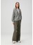 Flamenco Relaxed Fit Gri Kapüşonlu Sweatshirt 2