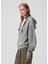 Flamenco Relaxed Fit Gri Kapüşonlu Sweatshirt 3