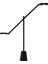 Equilibrist T LED Alüminyum Siyah Masa Lambası 1