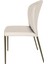 Grace Vanilla Buket Metal Ayaklı Kolçaksız Yemek Odası Sandalyesi 2