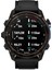 Descent MK3I Karbon Gri Dlc Titanyum 51MM Siyah Silikon Kayışlı Akıllı Saat 2