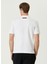 Beyaz Logo Detaylı T-Shirt 4