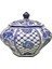 Bleu Blanc Mavi Porselen Kapaklı Kase 20 cm 1