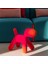Puppy Fuschsia Orange Small Köpek Heykeli 4