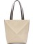 Puzzle Fold Tote Ekru Kadın Çanta 5