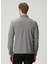 Gri Polo Yaka Sweatshirt 4