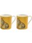 Mw Leopard Gold Non Gild Bone China 2'li Kupa Seti 1