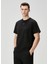 Axiom Siyah Logo Detaylı T-Shirt 3