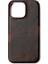 Full Wrap iPhone 16 Plus Magsafe Uyumlu Dark Brown Deri Telefon Kılıfı 1