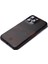 Full Wrap iPhone 16 Plus Magsafe Uyumlu Dark Brown Deri Telefon Kılıfı 3