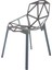 One Gri Alüminyum Kolsuz Sandalye 2