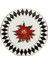 Parterre Black With Poinsettia Porselen Tabak 15 cm 1