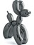 Jeff Koons Balloon Dog Siyah Heykel 1