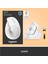Lift Beyaz 910-006475 Sessiz Kablosuz Ergonomik Dikey Mouse 3