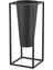 Prizma Siyah Vazo ve Saksı 70 cm 1