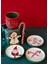 Xmas Cherry Berry Handmade Seramik Mini Tabak 3
