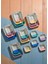 Mind Pop Turkuaz Emaye Kare Meze Tabağı 11 cm 4